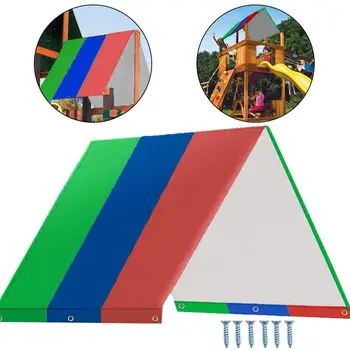 

Awning Waterproof Tarp Tent Roof Canopy Sunshade Swing Cover Replacement Cover Porch Top Cover Tent Shade for Garden Playground