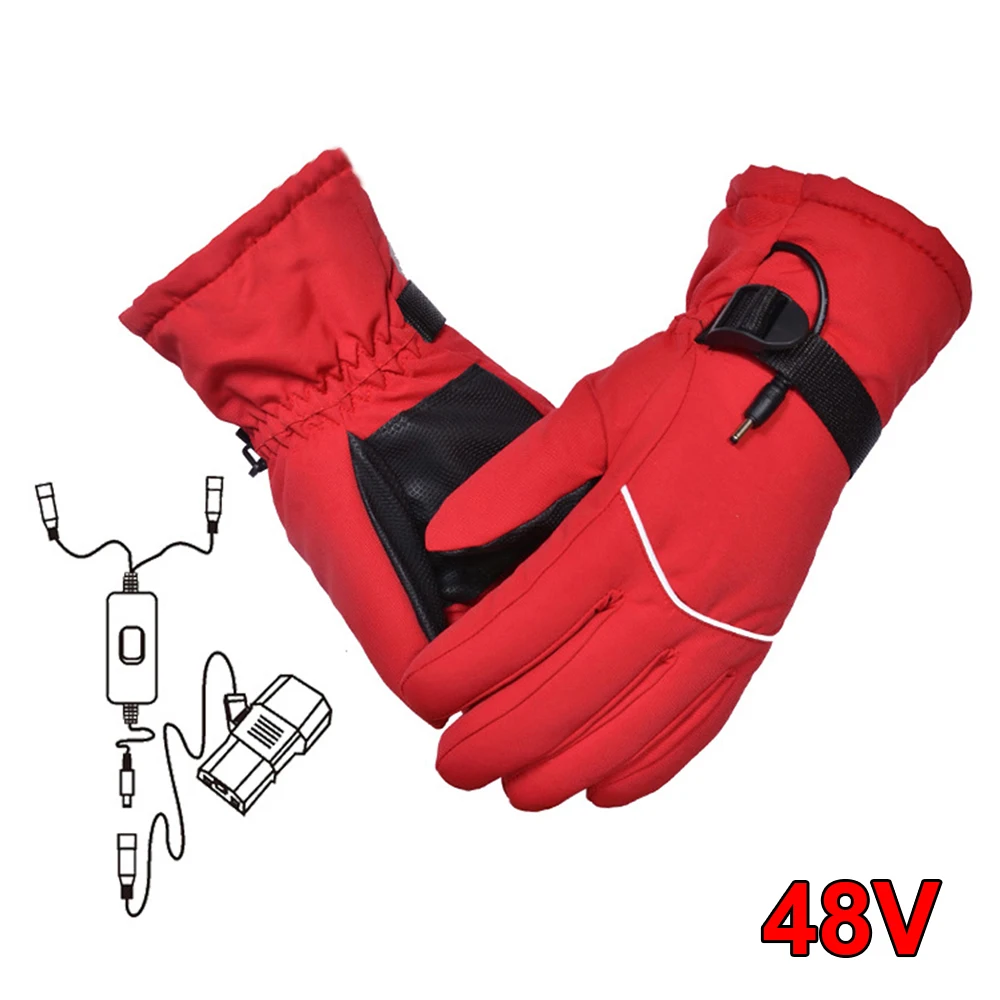 

1 Pair Heating Gloves Silk Wadding Riding Driving Racing Motorcycle Accessories