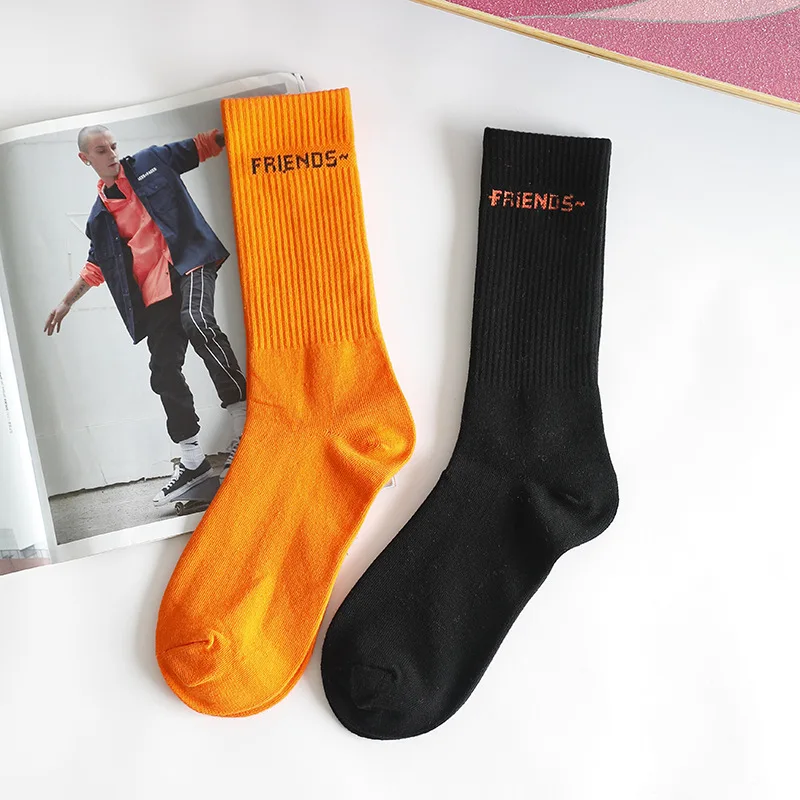 

Christmas stocking Europe and the streets Harajuku style letters Friend ~ cotton unisex skateboard fashion stocking