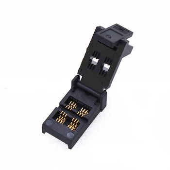 

SOT23-6L-1.7 Burn in socket pin pitch 0.95mm IC body size 1.7mm clamshell test programming adapter original socket