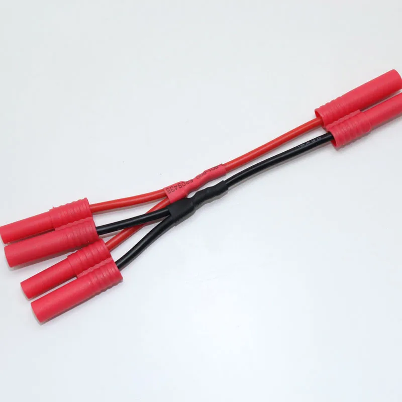 

HXT 3.5MM 4MM Harness For 2 Lipo Battery In Parallel RC Car Plane Boat Connector Lead