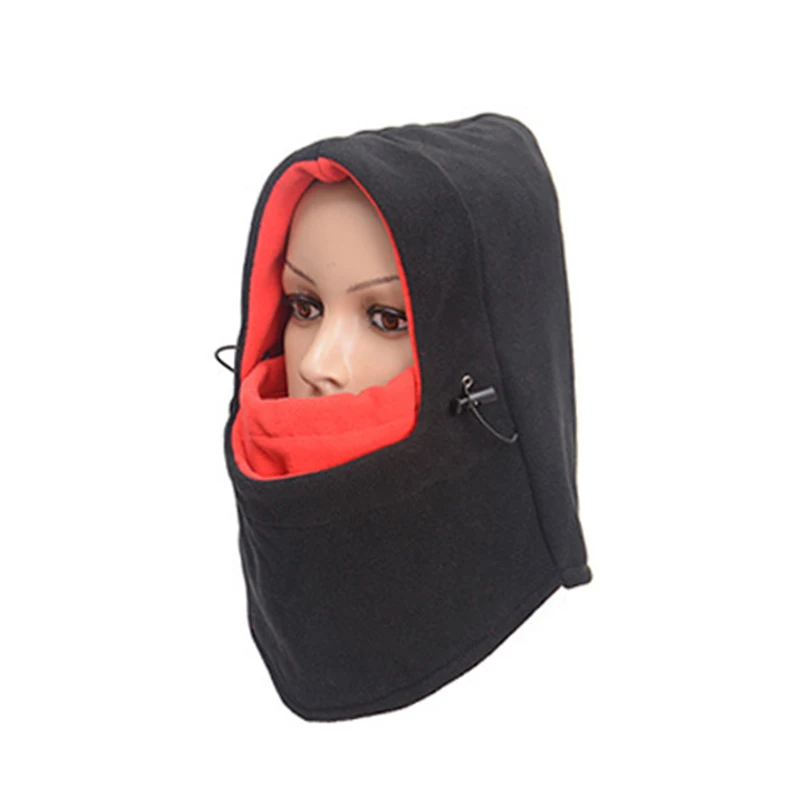 Black-Red 1 шт. зимняя теплая Лоскутная дышащая Балаклава лицевая маска Мужская женская унисекс уличная велосипедная маска черная маска намордник - Цвет: Black-Red
