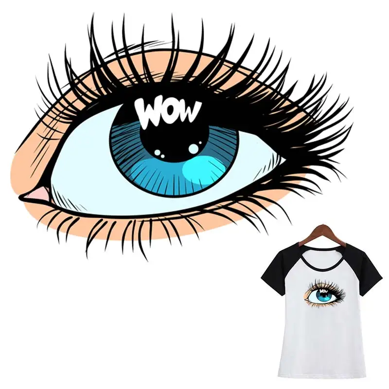 Аппликация Wow Eye одежда для самостоятельной сборки термопечать на футболках