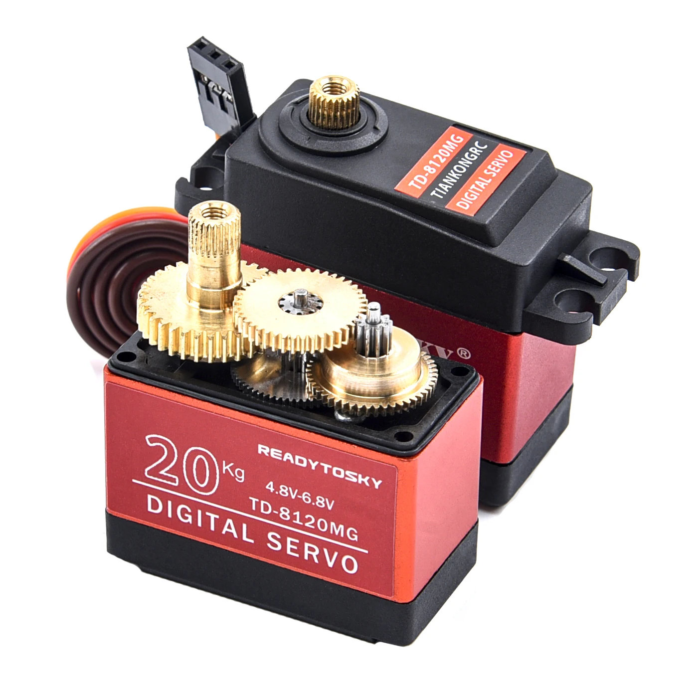 20kg TD8120MG / 25kg TD8325MG High Torque Coreless Motor Servo Waterproof Digital 180 Degree Servo Use with Remote Control