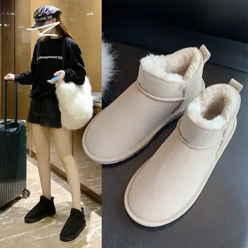 

The new 2020 Snow boots antiskid short canister boots cotton shoes for women's shoes fashion to keep warm women shoes
