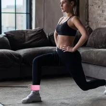 1 пара фитнес ремешок на лодыжке для бодибилдинга браслет сопротивления d-образное кольцо ремешок на лодыжке Пряжка для тренажерного зала Новинка мульти бедра лодыжки манжеты весят