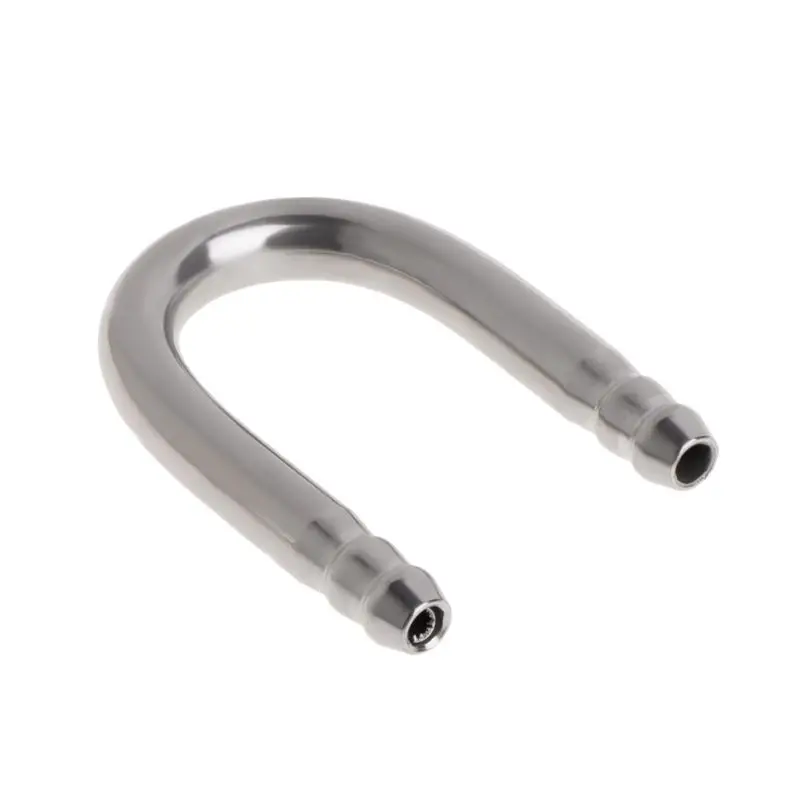 Aquarium Tubing Connectors Aquarium Tube Air Fish Tank U Shape Stainless Steel CO2 Oxygen Aerator Connector