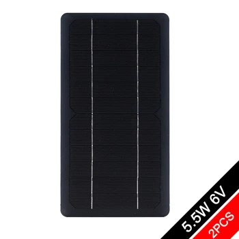 

6V 12V 5.5W Mini Flexible Solar Panel Solar Cell DIY for Cell Phone Solar Charger Solar Battery System Toy - 2PCS