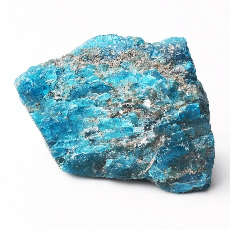 Natural Apatite Amazonite Crystal Rough Stone Mineral Specimen Healing Gemstone