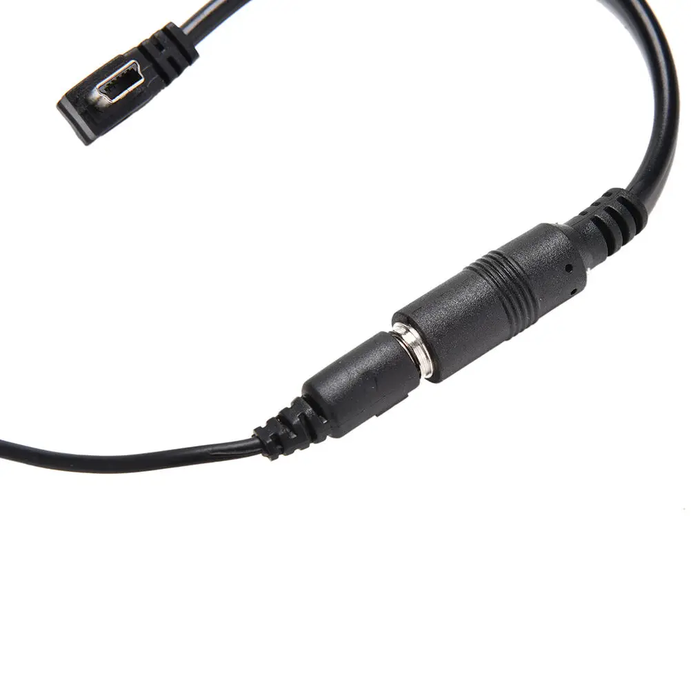 미니 USB 오디오 어댑터가있는 새로운 3.5mm 액티브 클립 마이크 Gopro Hero 3 용 마이크 케이블 3 + 4 액션 카메라 액세서리 키트