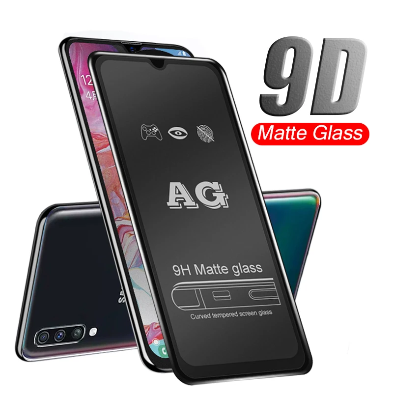 

9D Matte Glass for samsung galaxy a10 a20 a30 a40 a50 a70 2019 Tempered glas a 20 30 40 50 20a 30a 40a 50a Anti-fingerprint film