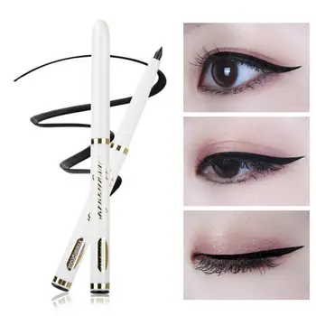 

Retractable waterproof eyeliners quick drying liquid eye liner automatic rotating black matte eye pencil beauty makeup cosmetics