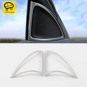 

CARMANGO For Mercedes Benz E Class W213 2017-2019 Auto Car Front Column Loudspeaker Sound Trim Frame Cover Sticker Accessories