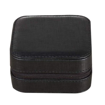 

Jewelry Bag Organizer Case for Earrings Rings Necklace Bracelet Watch Storage,Faux Leather Portable Small Jewelry Case Box for G