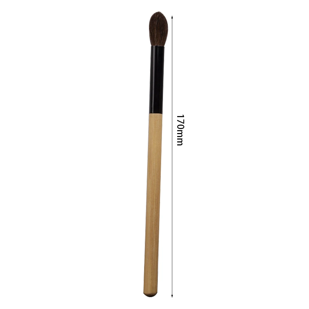 Makeup Brush Set Makeup Brush Makeup Tool Set Makeup Tool Horse Hair Crease Blending Brush Eyeshadow Makeup Cosmetic kit Wooden Handle Eye Blender Brushes 1pc
