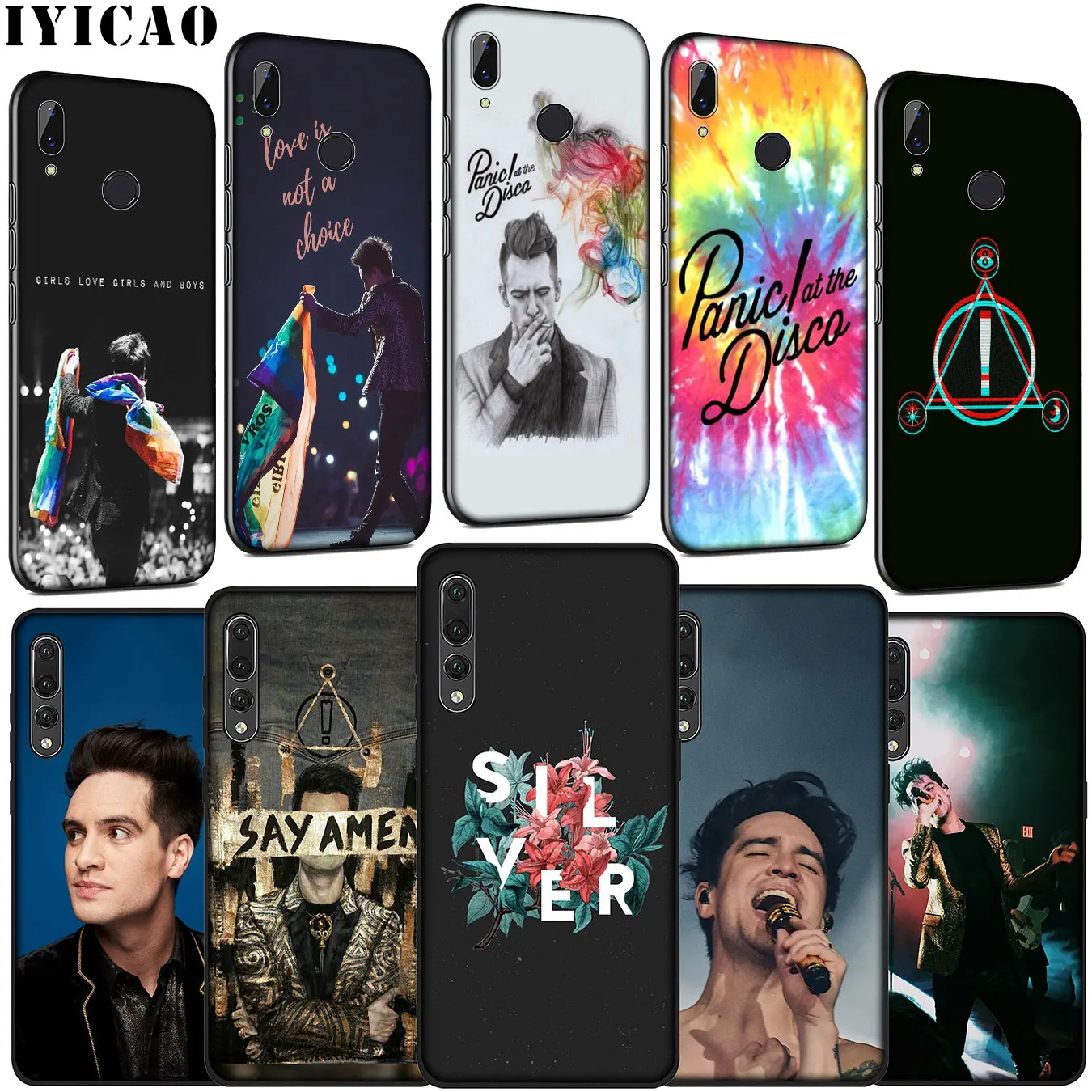 Паника! Мягкий силиконовый чехол Panic At The Disco для Huawei P30 P20 Pro P10 P9 Lite Mini 2017 2016 P Smart Z Plus