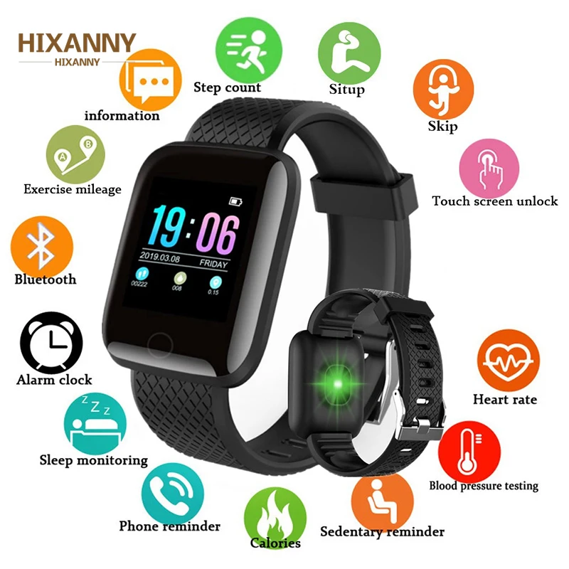 

Bluetooth Smart watch Men Blood Pressure Smartwatch Women Heart Monitor Fitness Tracker Sport For Android IOS PK apple watch 4 3