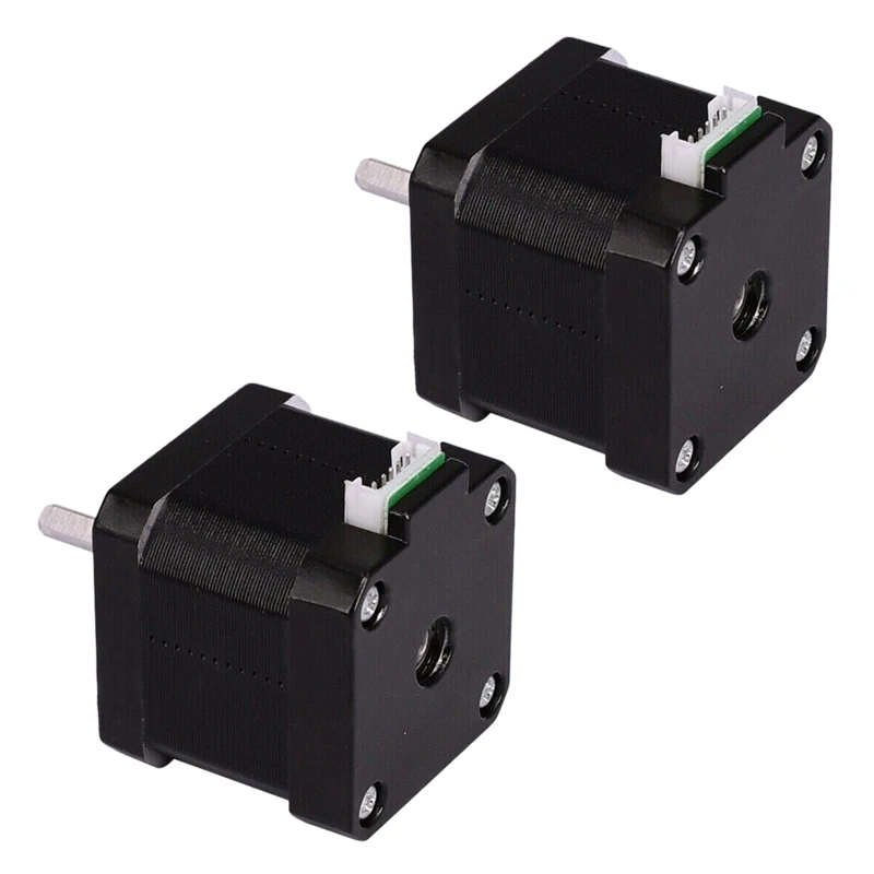 2 шт 12V 42 мм шаговый двигатель 42BYGH40-1704A для 3D-принтеры CNC робот 1,8 градусов, с 4мя фазами, провод