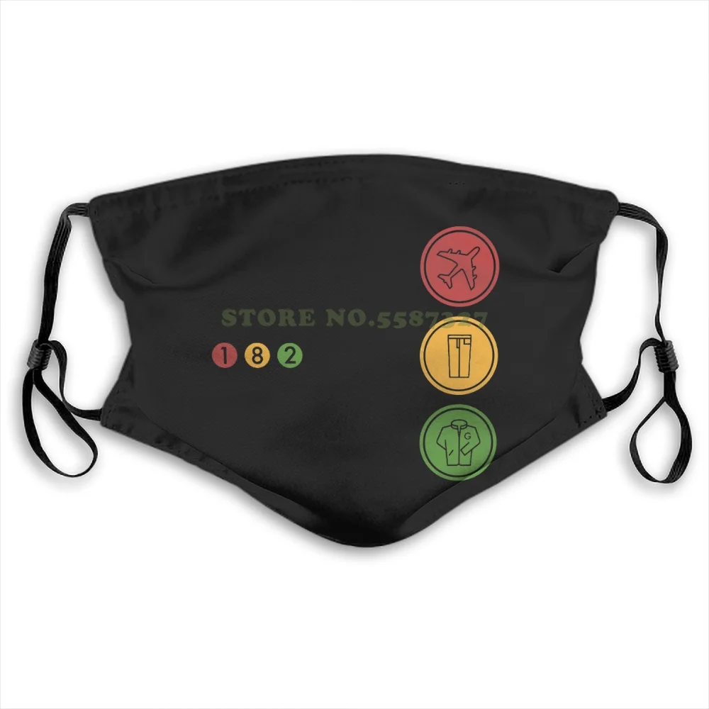 Face Mask Blink 182 Take Off Your And Jacket Fashion Funny Design White Black Reusable Protective Masks | Аксессуары для одежды