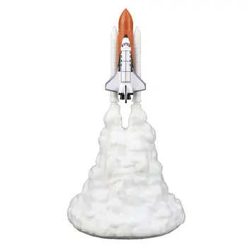 

3D Print Rocket Lamp USB Rechargeable Space Shuttle Lamp Night Light Moon Lamp Christmas Birthday Gifts for Kids