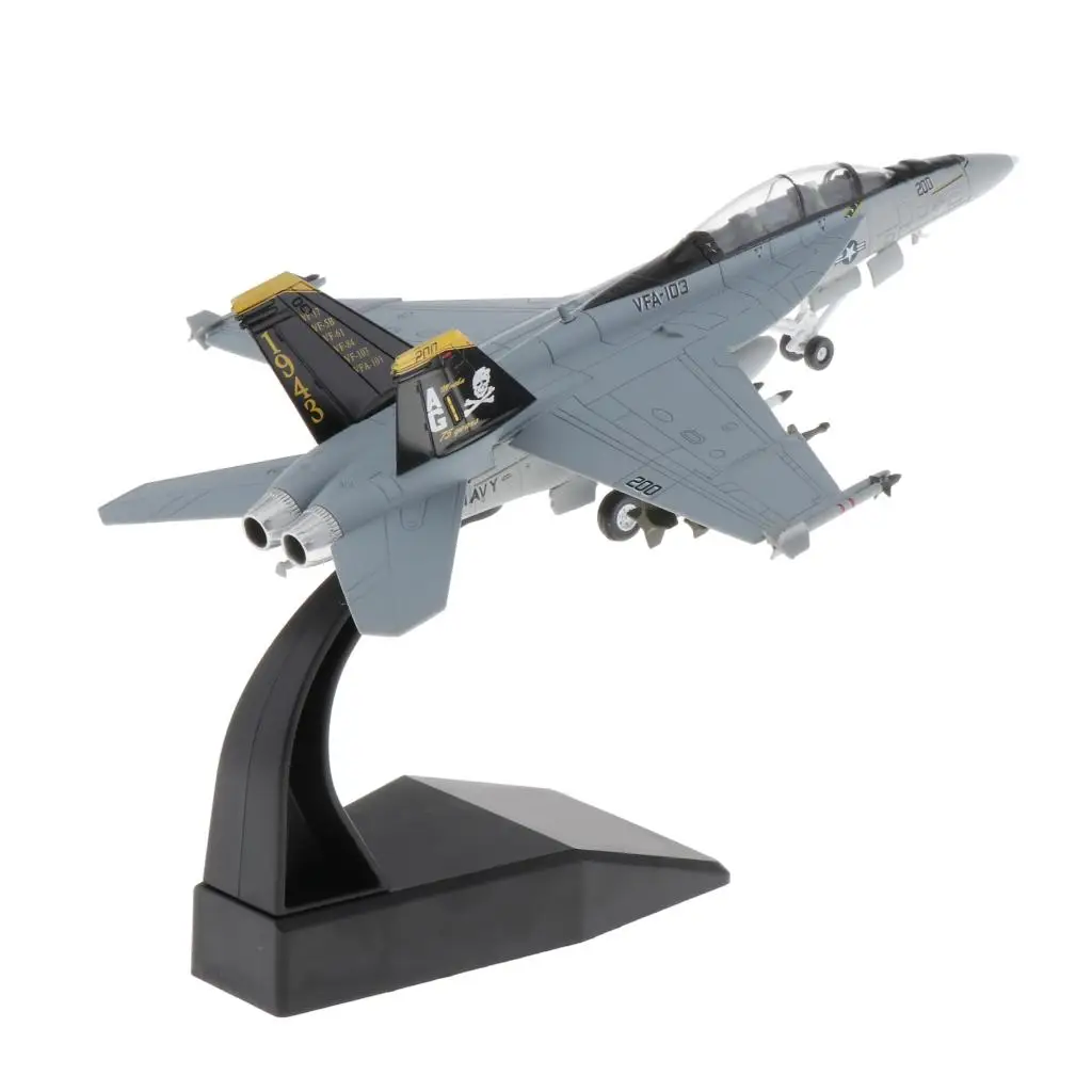 1/100 весы военная модель игрушка F/A 18 ударный истребитель литой металлический