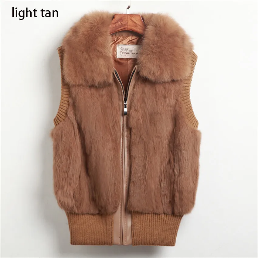 Новинка, модный подлинный меховой жилет с лисьим мехом, женская меховая жилетка, женская одежда, сохраняющая тепло, различные цвета, шуба