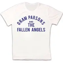 Gram Parsons y los ángeles caídos Folk Rock Retro Vintage Unisex camiseta 975