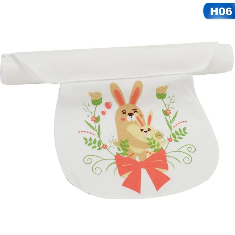 H06 Милое детское полотенце для пота с героями мультфильмов, мягкое сухое полотенце для спины, хлопковая марля, впитывающее полотенце, удобное, предотвращающее намокание спины, полотенце s - Цвет: H06