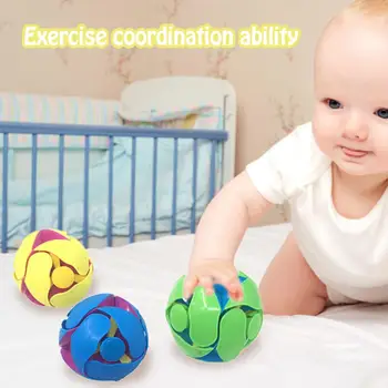 

New Magic Hand Throwing Color Changing Telescopic Ball Two-color Decompression Puzzle Innovative Kids Baby Pet Novelty Toy