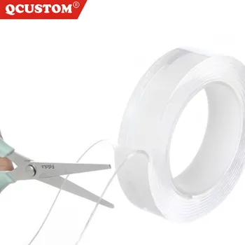 

Random Shear Double Sided Tape Transparent Traceless Acrylic Adhesive Super Glue for Office Gadget Auto Parts Small Decoration 5