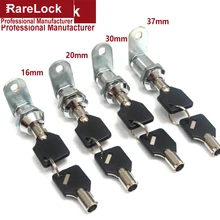 Tubular Cabinet Cam Lock for Drawer Mailbox Tool Box Game Machine DIY Furniture Hardware Rarelock MMS348 A