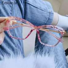 Сексуальные очки в форме "кошачий глаз", оправа для женщин, трендовые фирменные дизайнерские прозрачные линзы, искусственные в стиле ретро, очки Oculos, очки, рождественский подарок