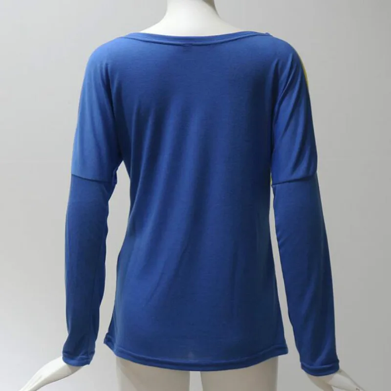 Женские топы, рубашки, Blusas Mujer, женская блузка, осень, Повседневная блуза, тонкая, офисная, с косой воротником, в стиле пэчворк, с длинным рукавом, xl, рубашка