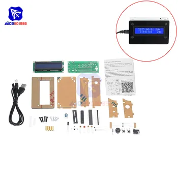 

diymore 1602 LCD DIY Digital Clock Kit Time Temperature Date Week Display 3-Channel Alarm Clock with Acrylic Case
