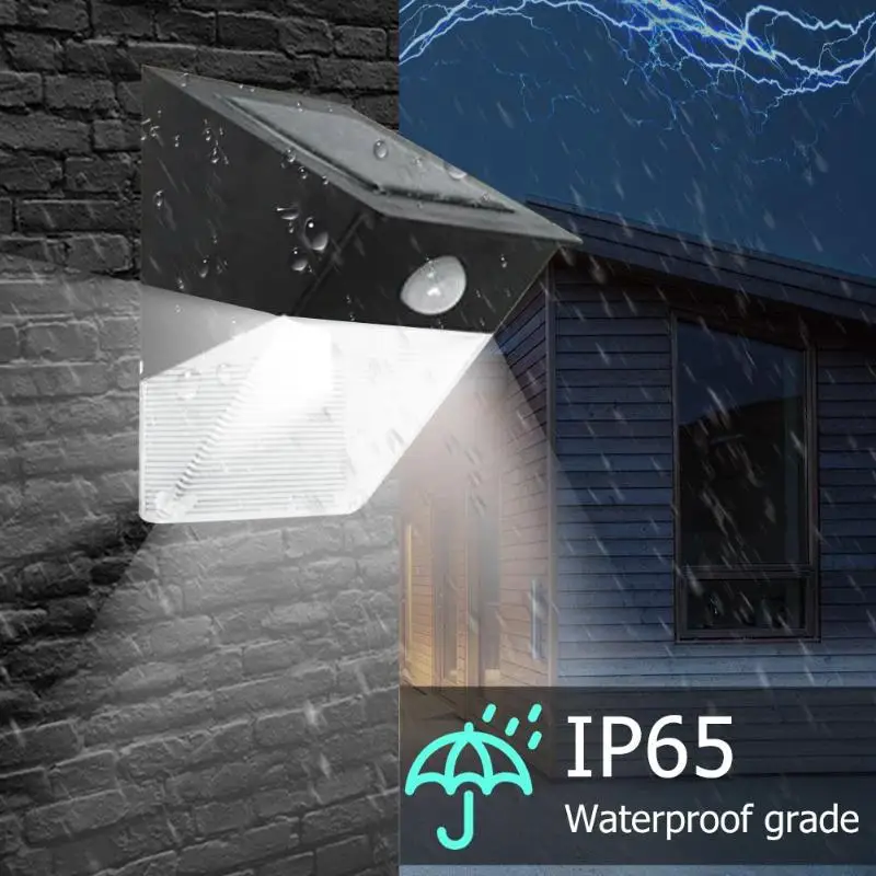 12LED солнечной энергии датчик движения настенный светильник ABS и PS простота треугольник Ni-MH батарея наружная садовая безопасность прохода лампа