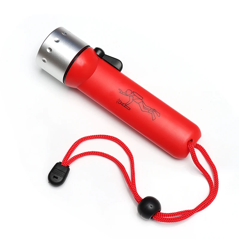 Diving Flashlight Super Bright 2000LM Q5 Waterproof Underwater Flash Deep Diving Snorkeling LED Light Equipment portable flashlight