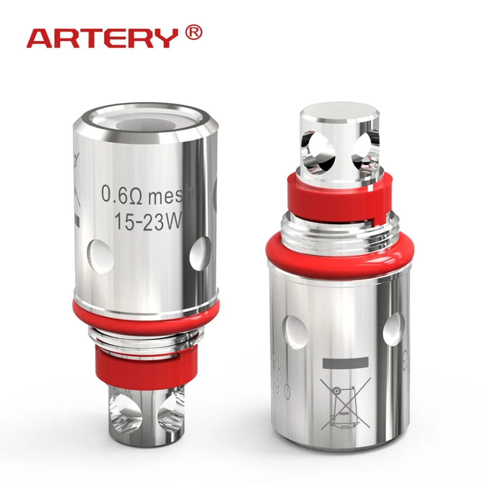 Original Vape Core Artery PAL 2 Coil 0.6ohm Mesh Coil Regular 1ohm HPmesh 0.6ohm HP For PAL 2 Vape Kit E cigarette coil head (3)