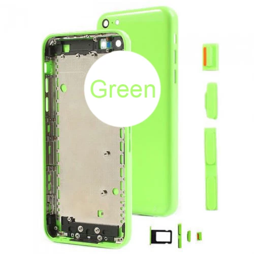 Для Apple iPhone 5C задняя крышка батареи задняя дверь корпус чехол для iPhone 5C задний корпус средняя замена шасси+ Sim лоток