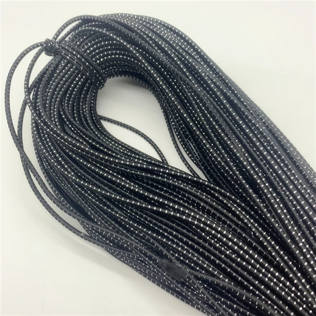 2.5mm Elastic Rope Elastic Band Shock Cord Bungee Rubber Band Stretch  Thread for Garment Accessory