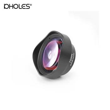 

New Pholes Lens 75mm Mobile Macro Lens Phone Camera External Lens Telephoto For Iphone Xs Max Xr X 8 7 S9 S8 S7