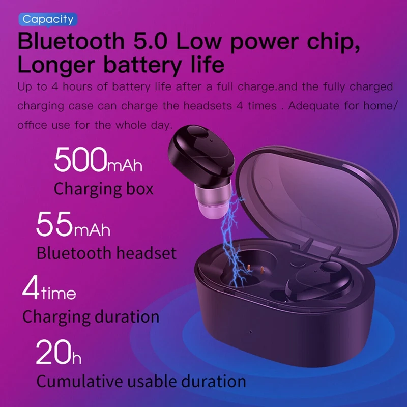 ABHU-A7 Bluetooth гарнитура TWS беспроводные наушники мини наушники IPX-5 наушники с шумоподавлением бинауральные стерео HiFi наушники