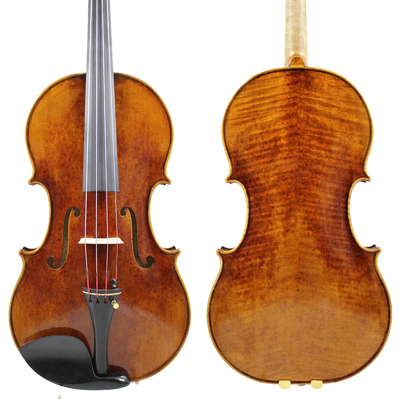 After Guarner Del Ges Viola Copia Da 15 A 16.5 Pollici! Livello Professionale! Antique Oil Varnish!"Di Legno Europeo" Caso Bow! Spedizione Gratuita!