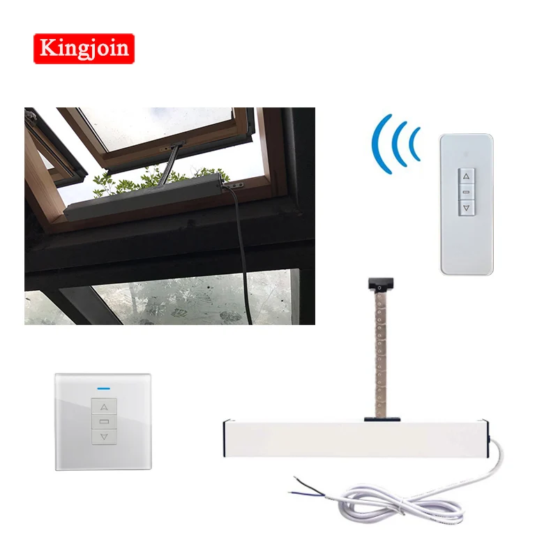 300mm custom smart automatic sliding window / electric home window ...
