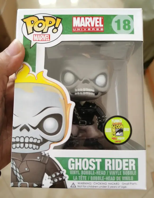 Marvel Ghost Rider фигурка с качающейся головой игрушки Коллекция модель игрушки куклы