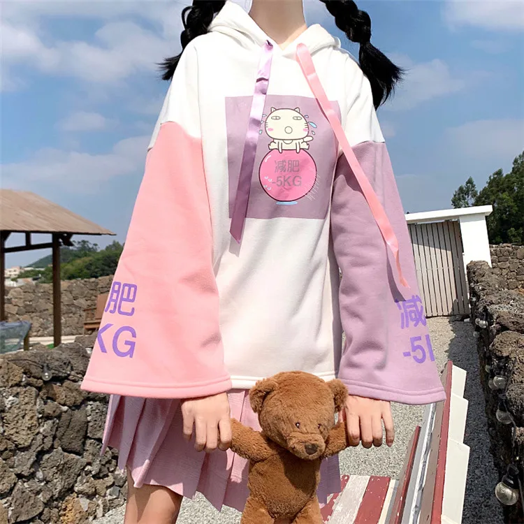 Kawaii Cats Pastel Japanese Style Hoodie - Special Edition