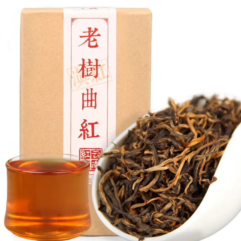 

80g/box China Yunnan Dian Hong Black Tea The Premium DianHong Tea Beauty Slimming Diuretic Down Three Green Food