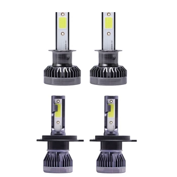 

NEW-4Pcs Mini 1400W LED Headlight Bulbs Conversion Kit FOG Driving Light Hi-Low Lamps DRL 6000K White(H3&H4 9003 HB2)
