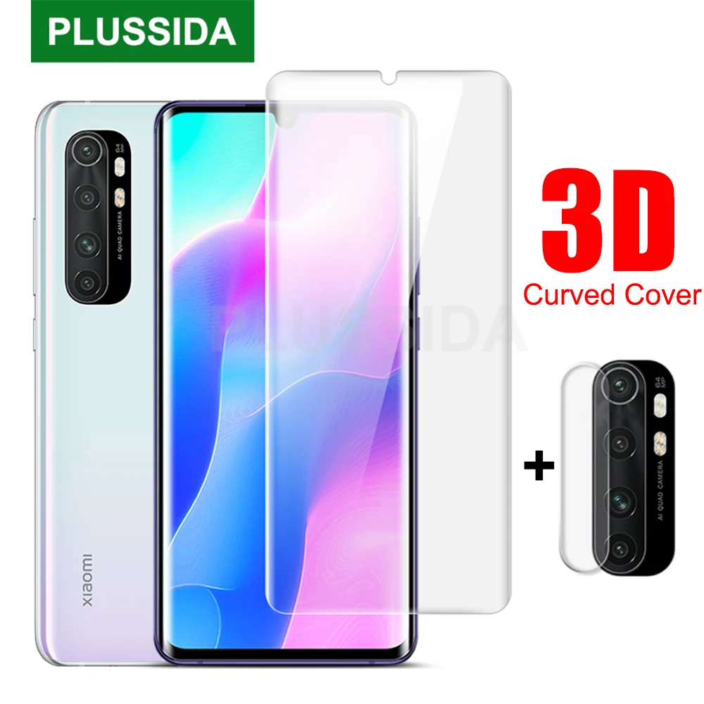 Hydrogel Film Full Cover for Xiaomi Mi Note 10 Lite Note10 Pro Case Camera Glass on xiomi Global Protective | Мобильные телефоны и