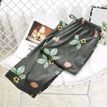 Fdfklak, новинка, весенне-летние Пижамные штаны, Хлопковые женские пижамные штаны, женские штаны для сна, одежда для отдыха, Пижамные брюки