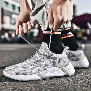 

NORTHMARCH 2020 summer casual men's couple sports shoes breathable lightweight fly knot running shoes sports shoes mesh shoes
